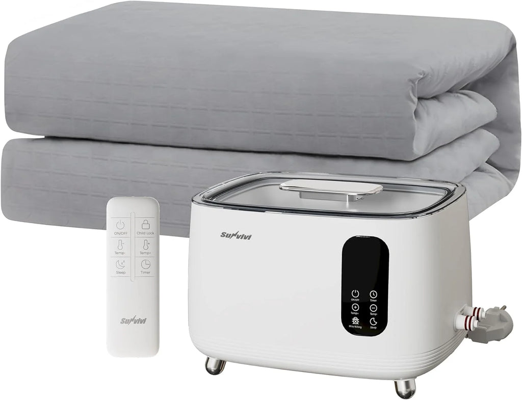 Water Heated Mattress Pad, 77" x 57" Machine Washable M2262