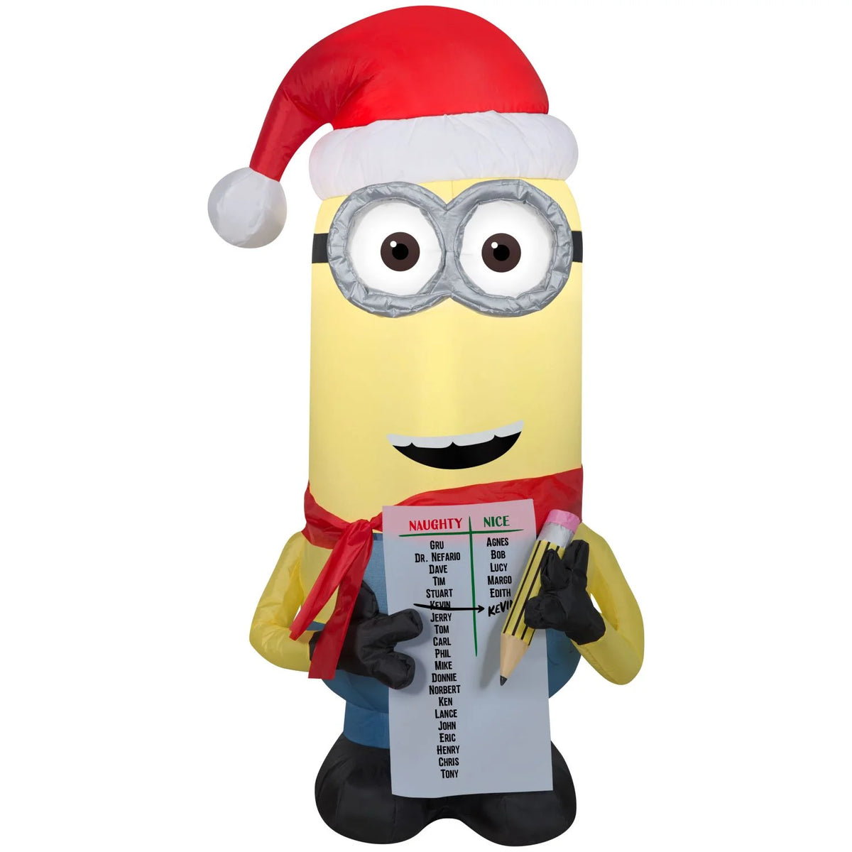 3.5 Ft Airblown Minion Kevin Inflatable Christmas Decor D61508