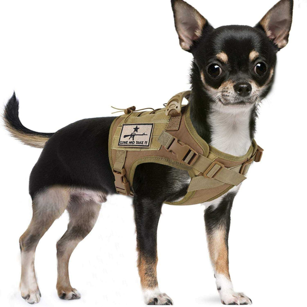 Adjustable Tactical Dog Harness with Rubber Handle D16417