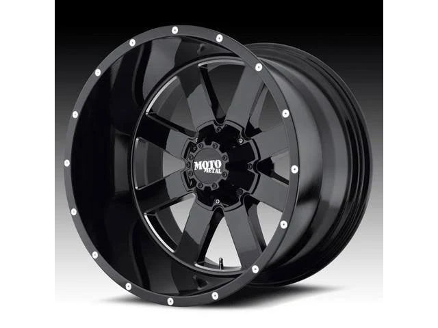 22x14 Gloss Black Milled Wheel F250897