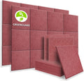 12 Pack Acoustic Panels Sound Dampening Panels, Brown W8747