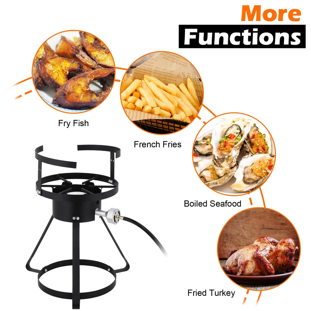 30qt Aluminum Propane Fryer Pot I523930