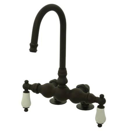 Double Handle Deck Mounted Clawfoot Tub Filler F97764