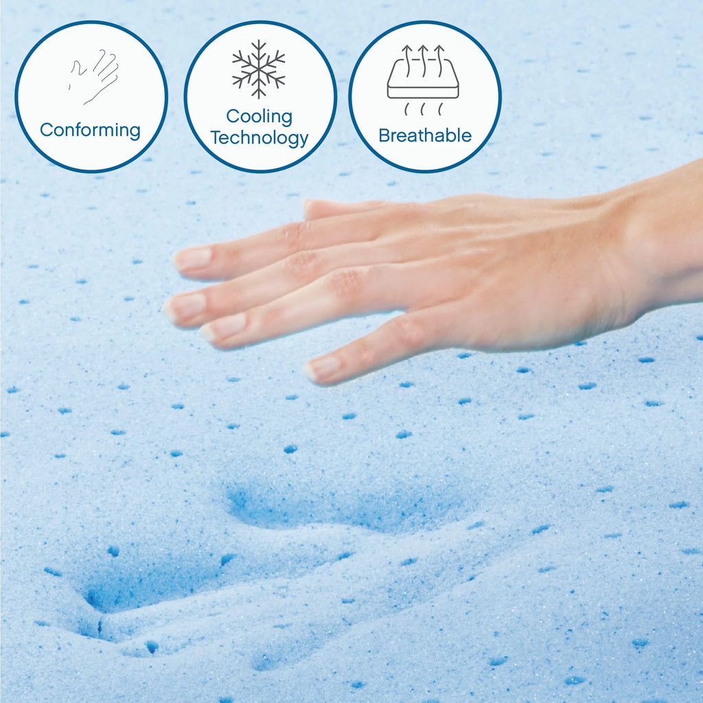 8 Gel Memory Foam Short Queen Mattress B649279
