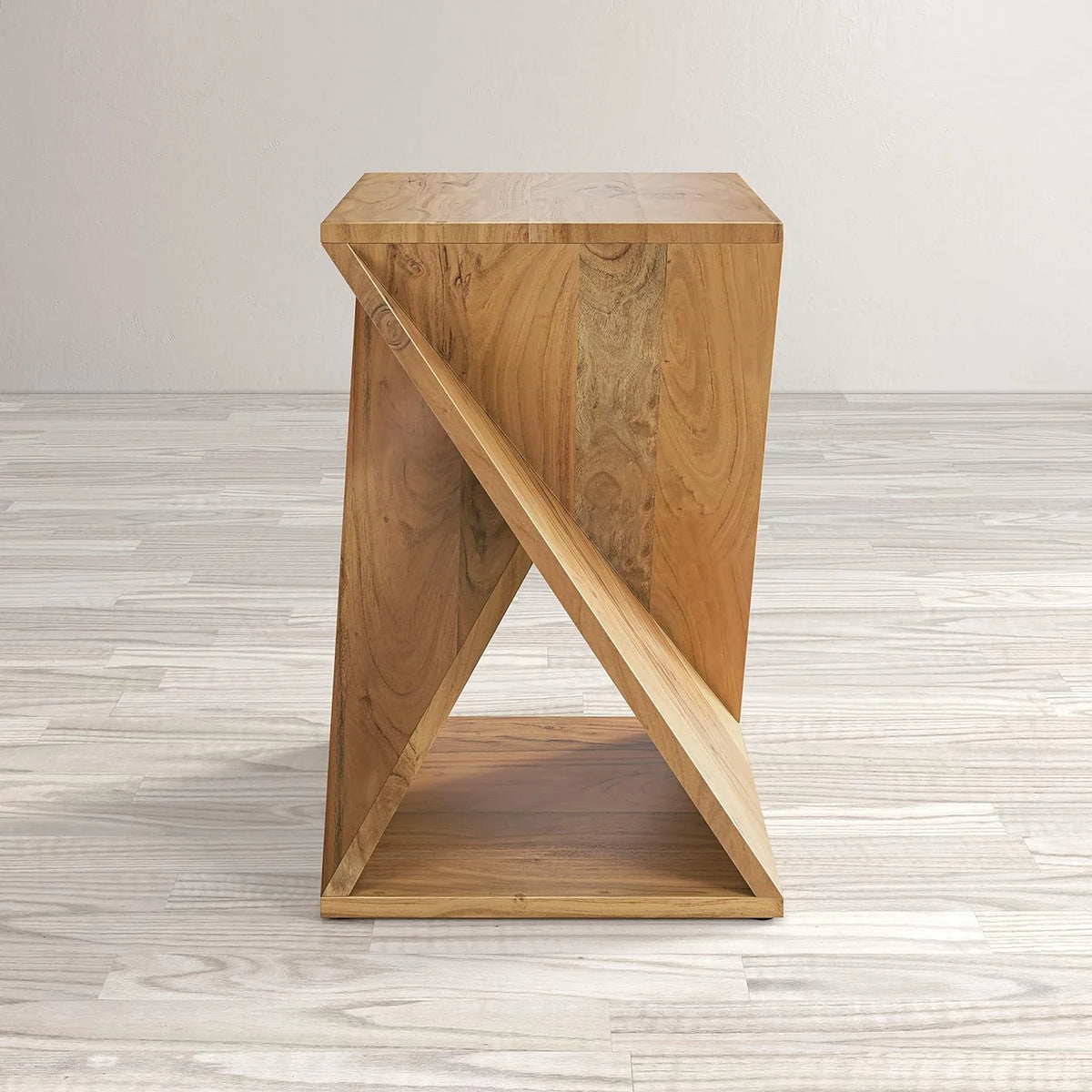 Solid Wood 24" Tall Modern Table Pre-Assembled X7803
