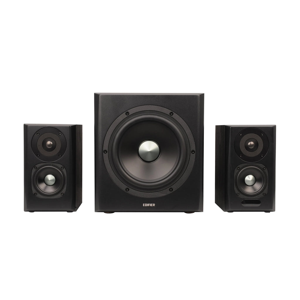 Bookshelf Speaker and Subwoofer 2.1 Speaker System Bluetooth V5.0 T758069