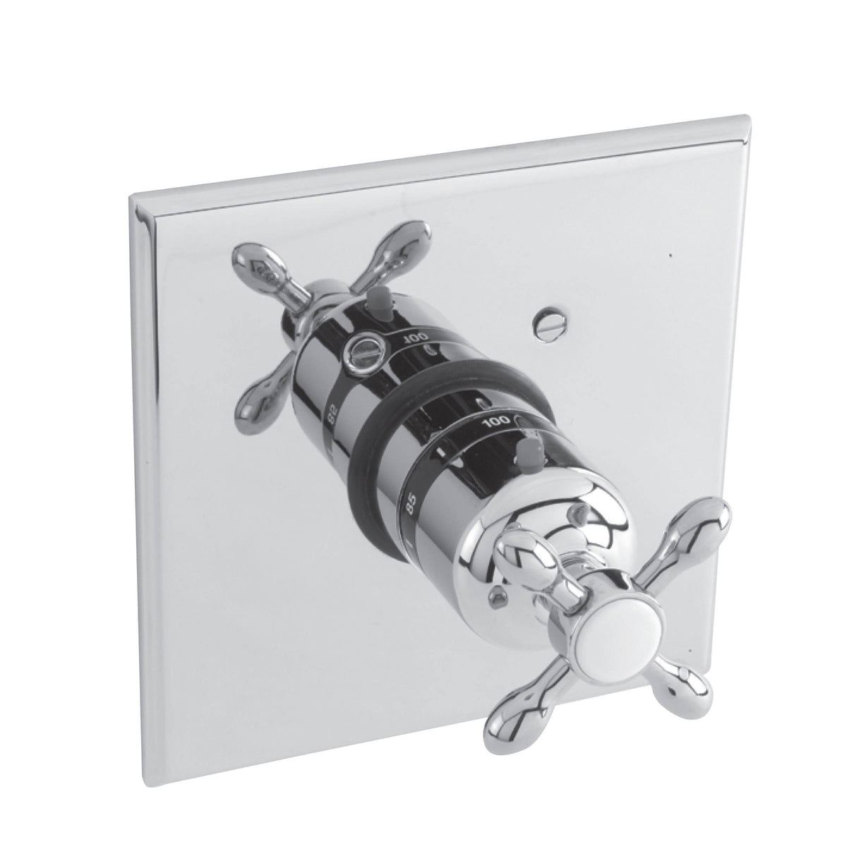 Thermostatic Trim Plate White Y3624