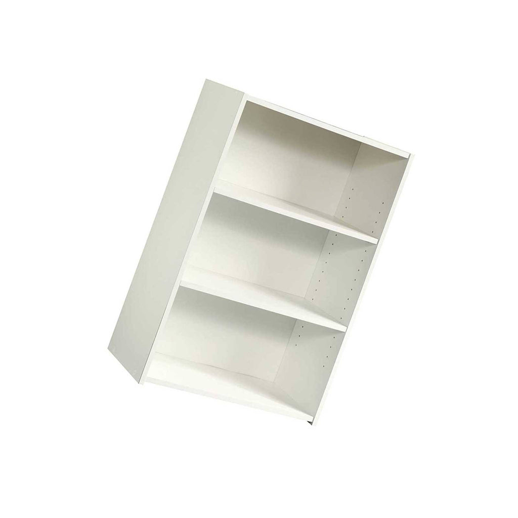 3-Shelf Bookcase, Soft White Finish C7416