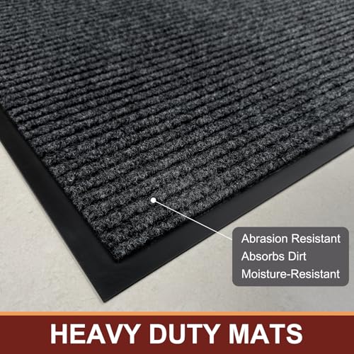 4'x6' Heavy Duty Non-Slip Washable Doormat U99413