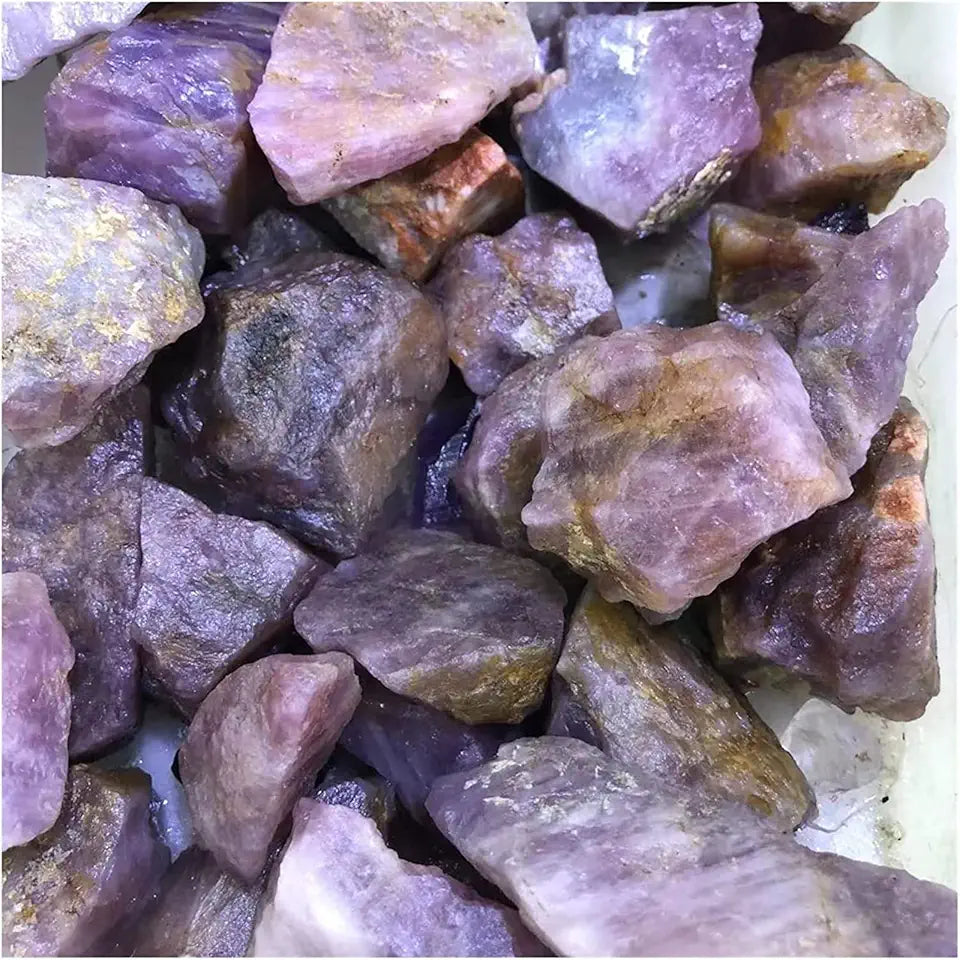 Pink Amethyst Rough Stone Mineral Specimens 150g P270