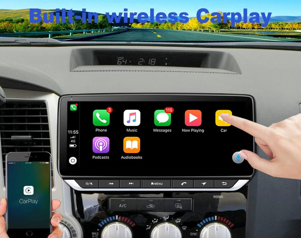 10.25inch Touch Screen in-Dash Navigation System with Wireless Carplay Android Auto J606