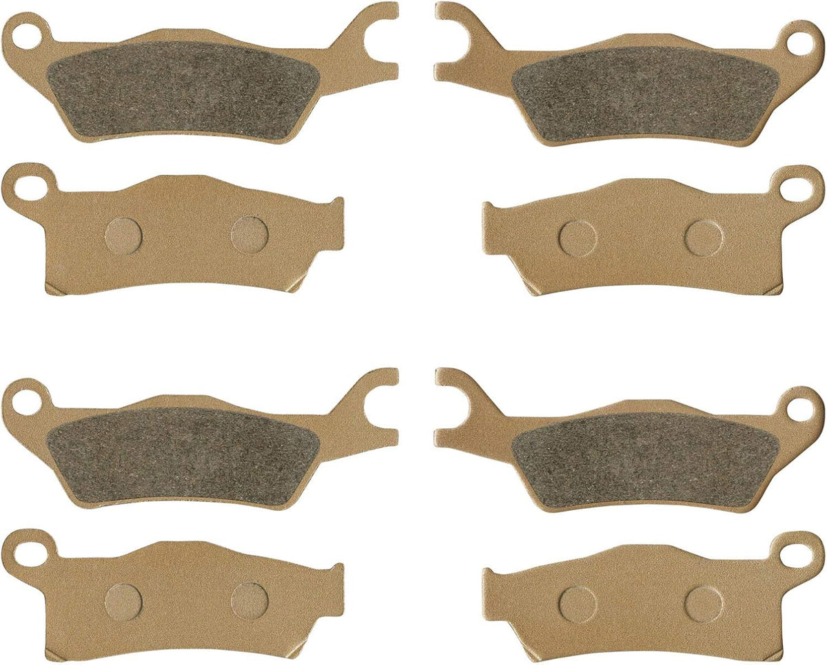 Front and Rear Brake Pads 4 Sets Pack of 2 B1569