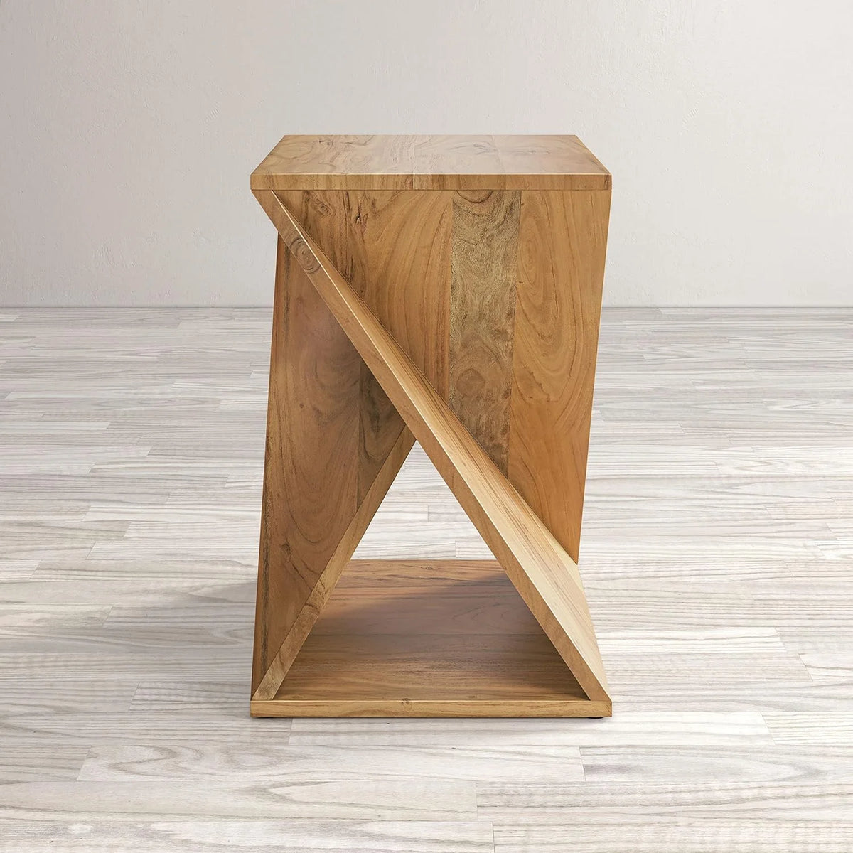Solid Wood 24" Tall Modern Table Pre-Assembled X7803