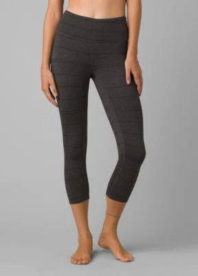 Charcoal Stripe Capri B44088
