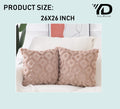 Set of 2 Soft Plush Velvet Decorative Throw Pillow Covers Square Cushion Case C132