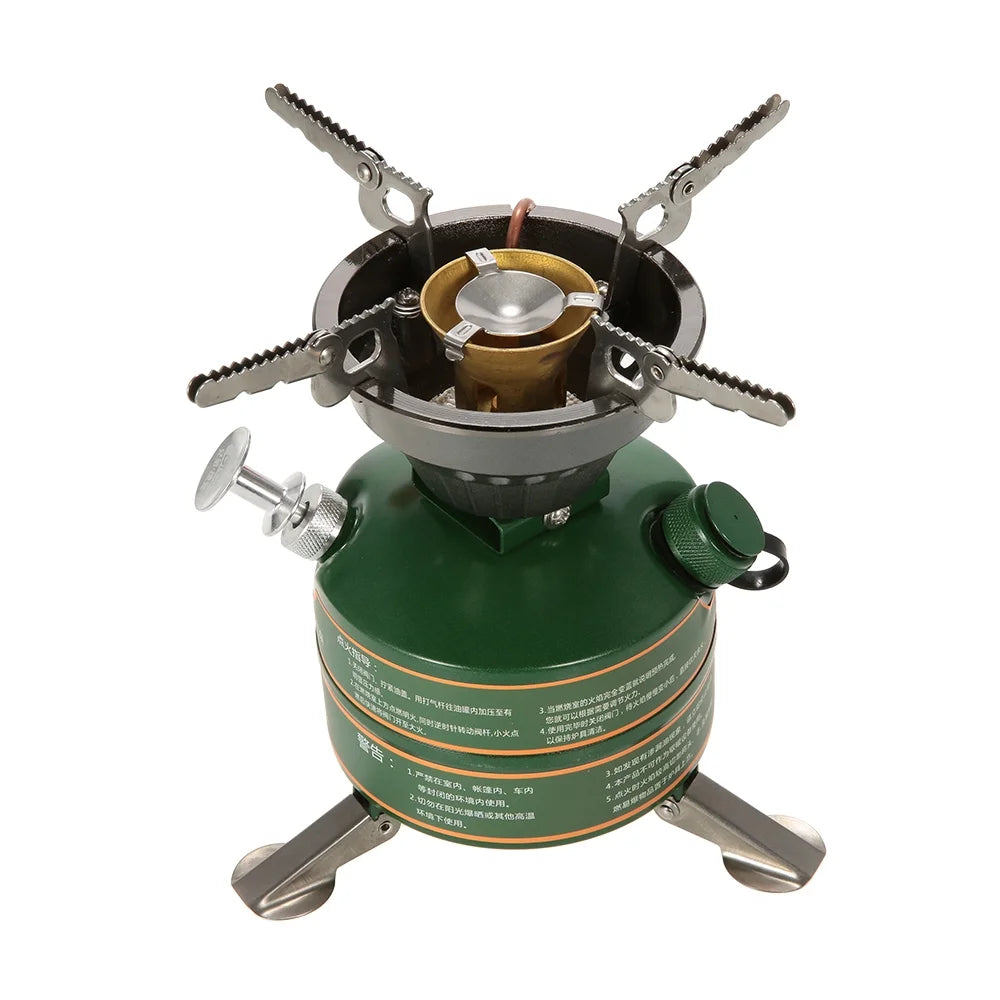 Portable Gasoline-burning Camping Furnace Cooker R260417
