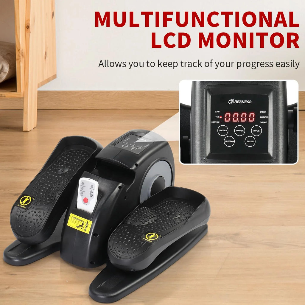 Black/Gray Electric Elliptical Trainer C4247