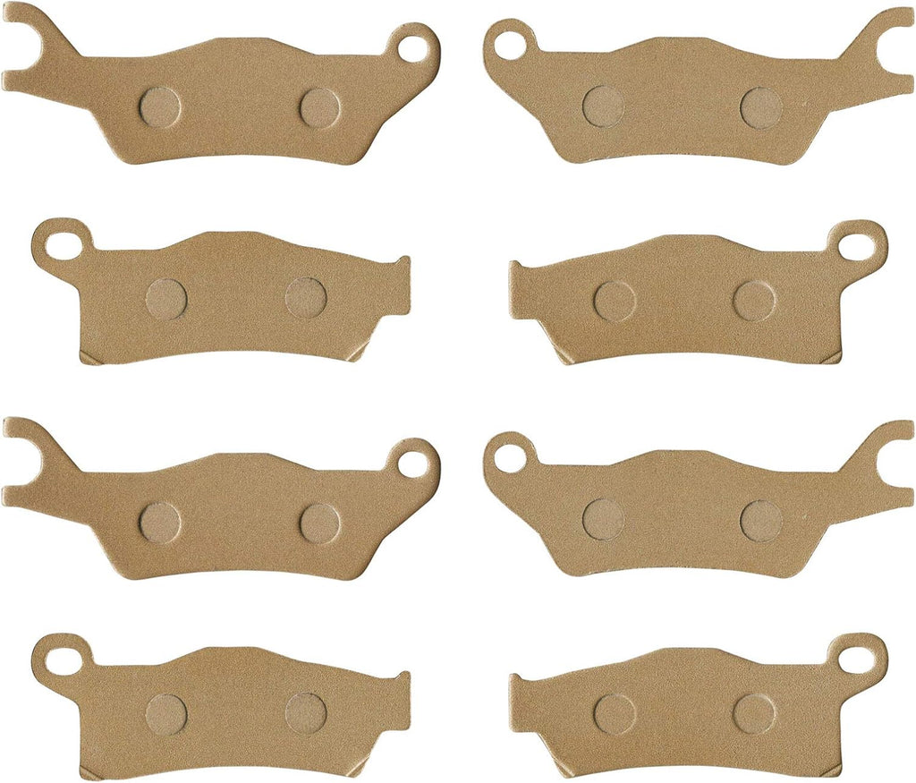 Front and Rear Brake Pads 4 Sets Pack of 2 B1569