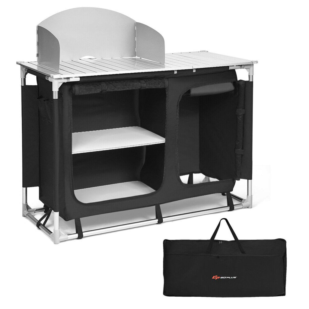 Portable BBQ Camping Grill Table Kitchen Sink Station D8780