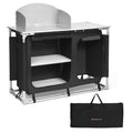 Portable BBQ Camping Grill Table Kitchen Sink Station D8780