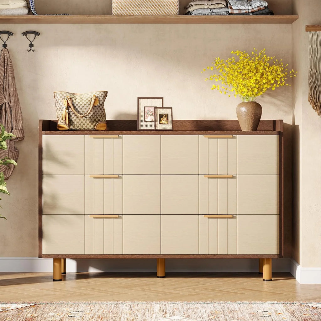 6 Drawer Wood Dresser D552