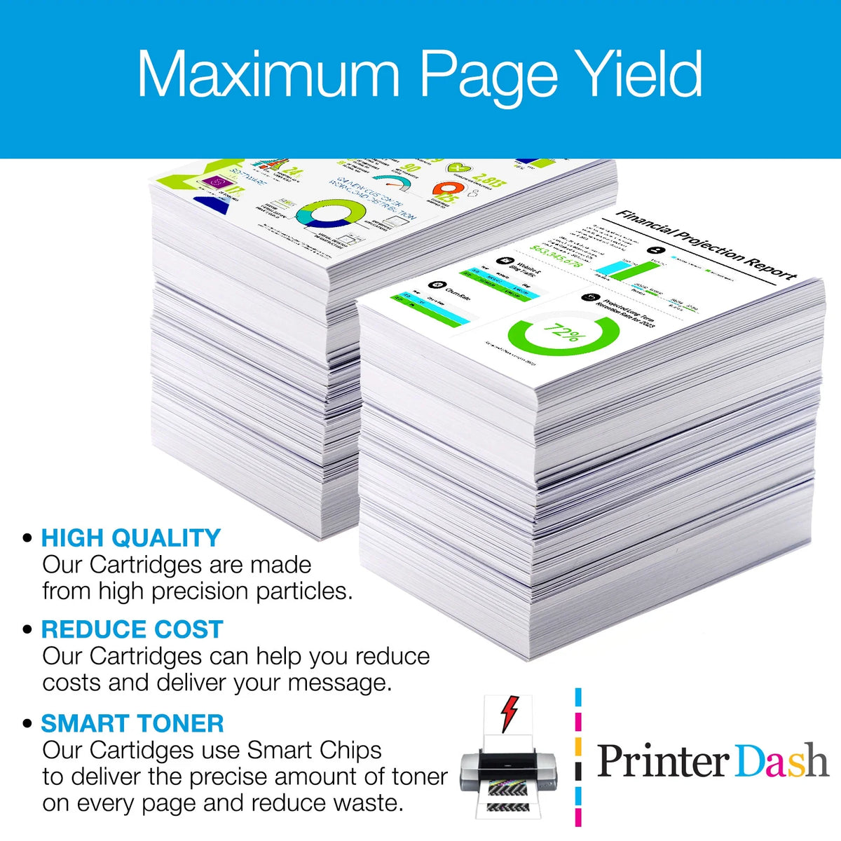 Red High Yield Postage Meter Inkjet (5/PK) H521053