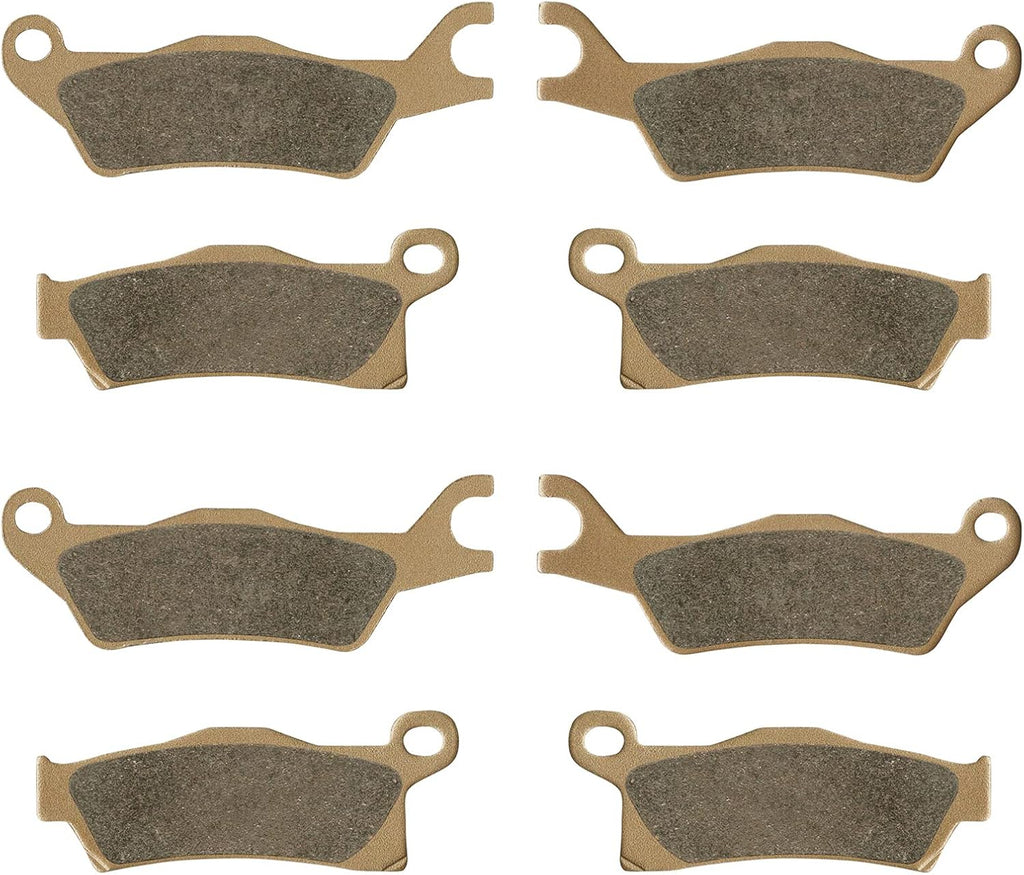 Front and Rear Brake Pads 4 Sets Pack of 2 B1569