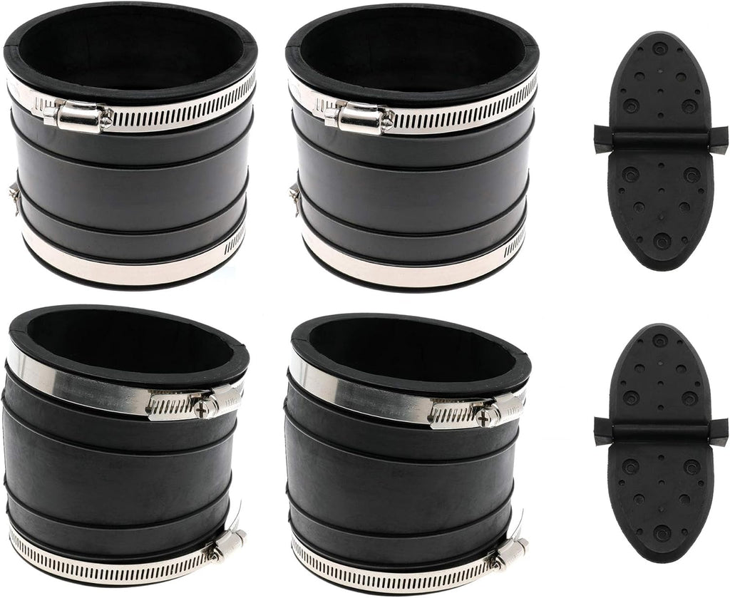 Y-Pipe Exhaust Bellows Hose Kit Pack of 2 V808482
