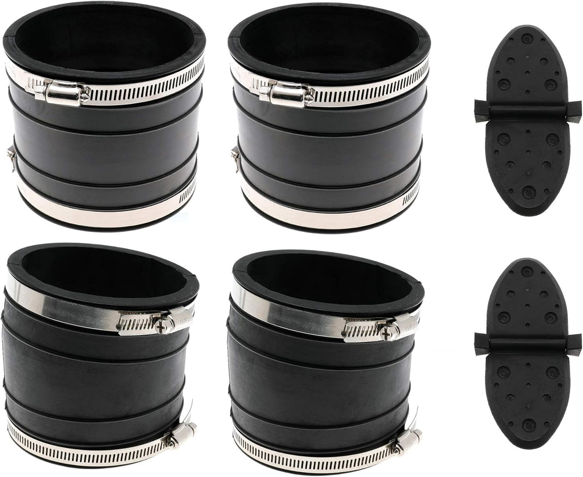 Y-Pipe Exhaust Bellows Hose Kit Pack of 2 V808482