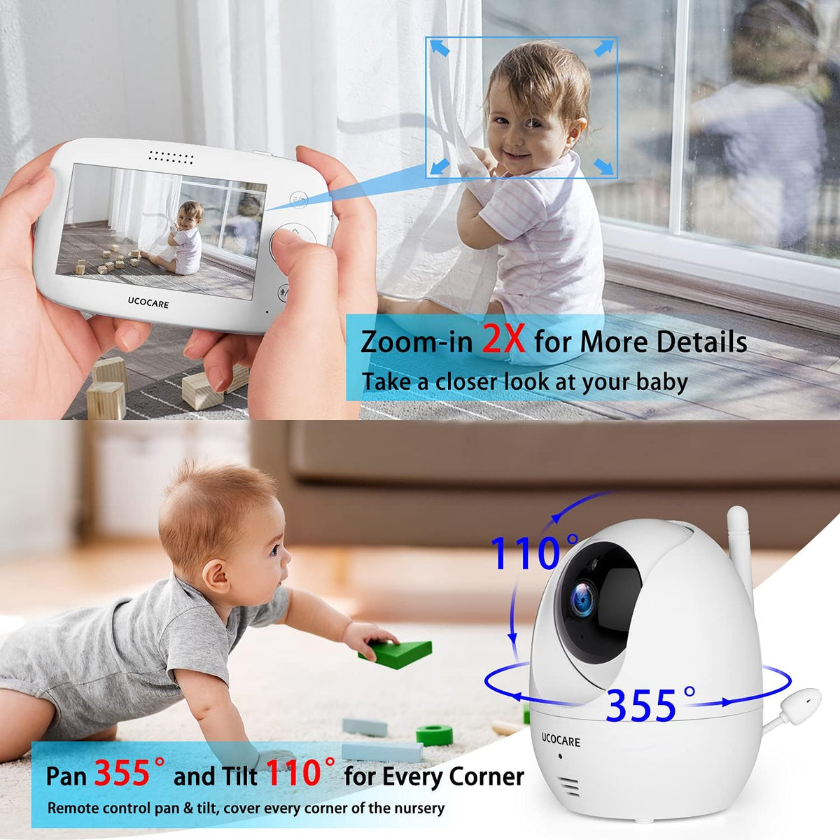 Baby Monitor with Camera and Night Vision K120149