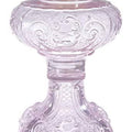 Pink Crystal Glass Oil Lamp K37032