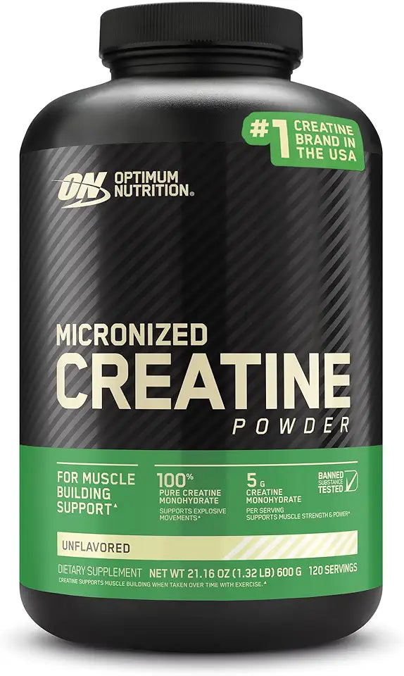 Unflavored Micronized Creatine Monohydrate Powder 120 Servings X63368