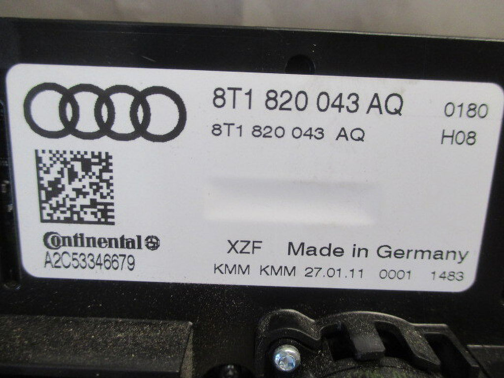 Pre-Owned Audi Q5 AC Heater Temperature Control Unit K1832