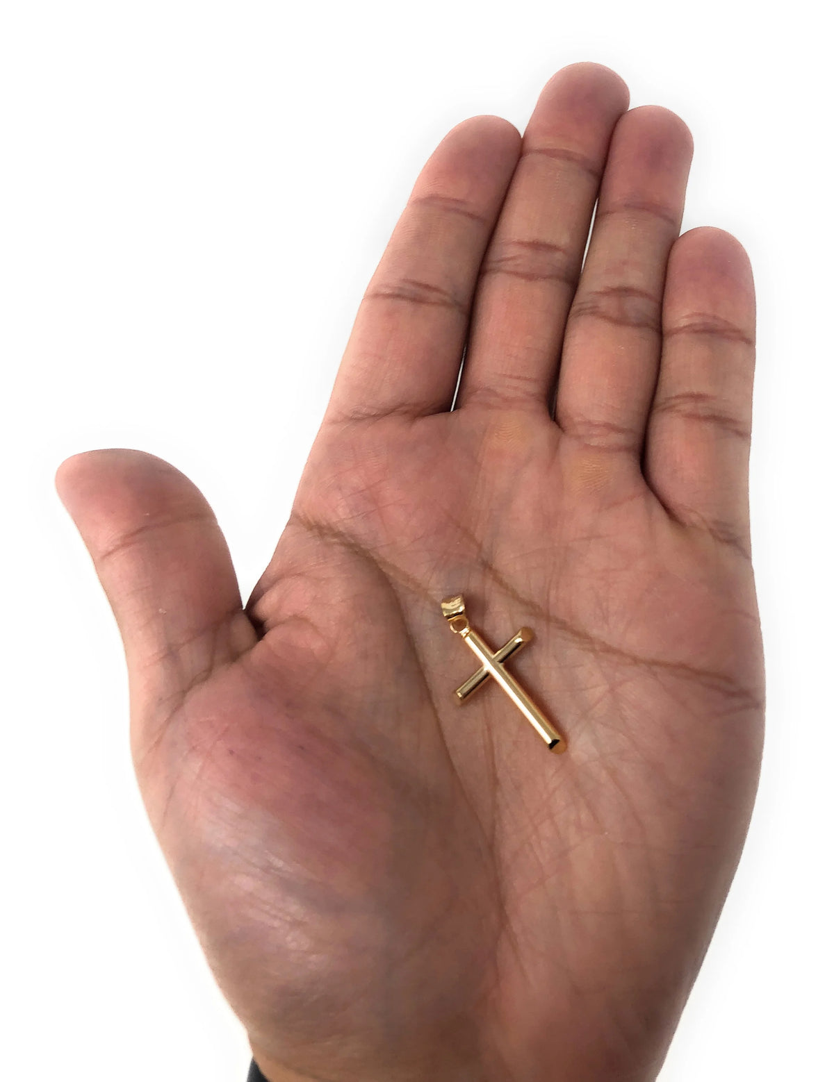 14K Yellow Gold Cross Pendant B712183