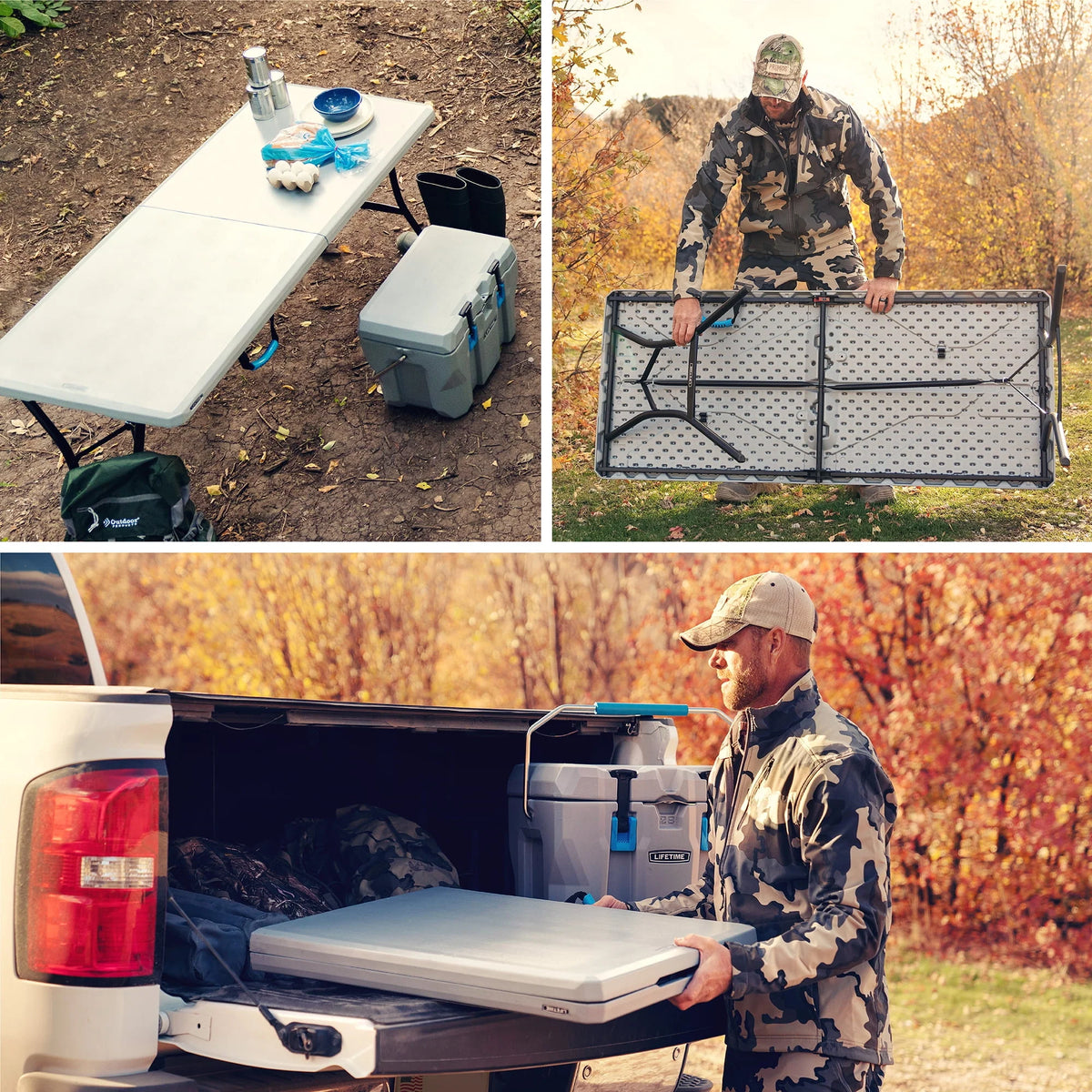 5 Foot Rectangle Fold-in-Half Table H140