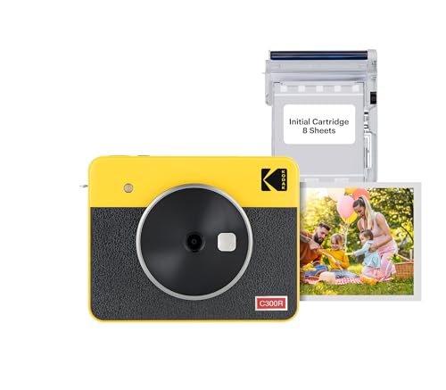 2-in-1 Instant Camera and Photo Printer 3x3 inches White Z555