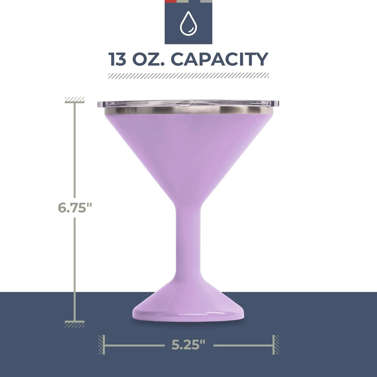 Stainless Steel Martini Cup 8-Oz H140538