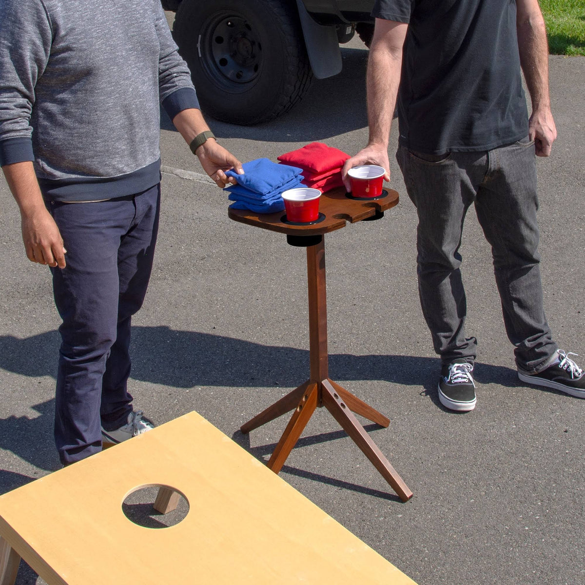 Outdoor Game Score Keeper & Drink Stand Set D949