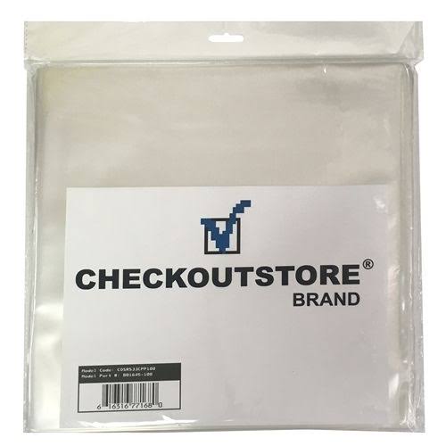 2000 Clear Plastic Outer Sleeves for 12x22 Vinyl Records Z6683