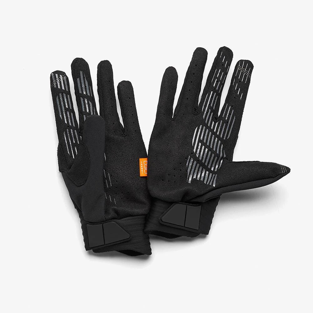 Race Gloves Fluo Yellow Black Q4533