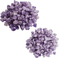 Pack of 2 Natural Amethyst Rough Stone Irregular Raw Crystal Point Loose Gemstone 0.7”-1.5” & 0.5”-1” F13835