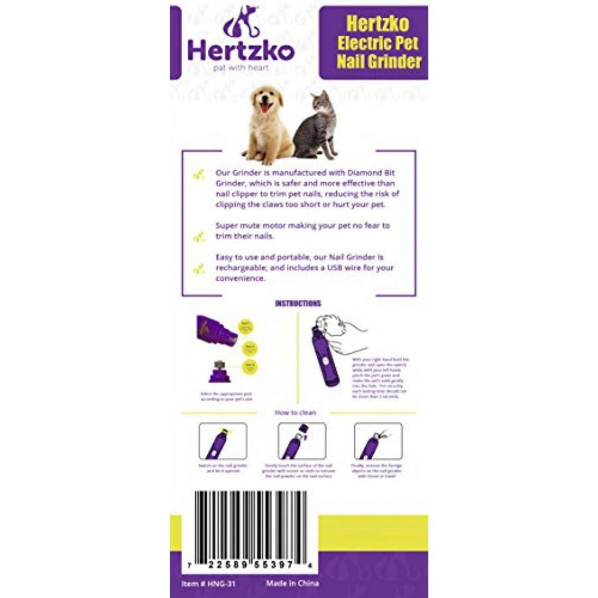 Electric Dog Nail Grinder T5658