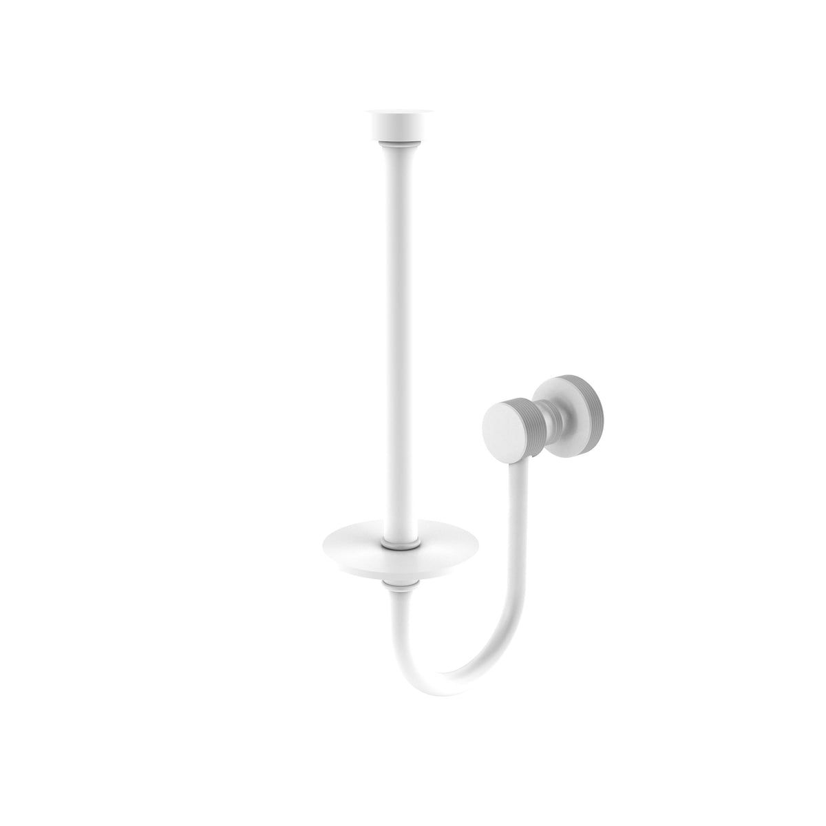 Matte White Upright Toilet Tissue Holder I6600