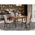 5-Piece Rectangular Dinette Set with 4 Parson Dining Chairs A325515