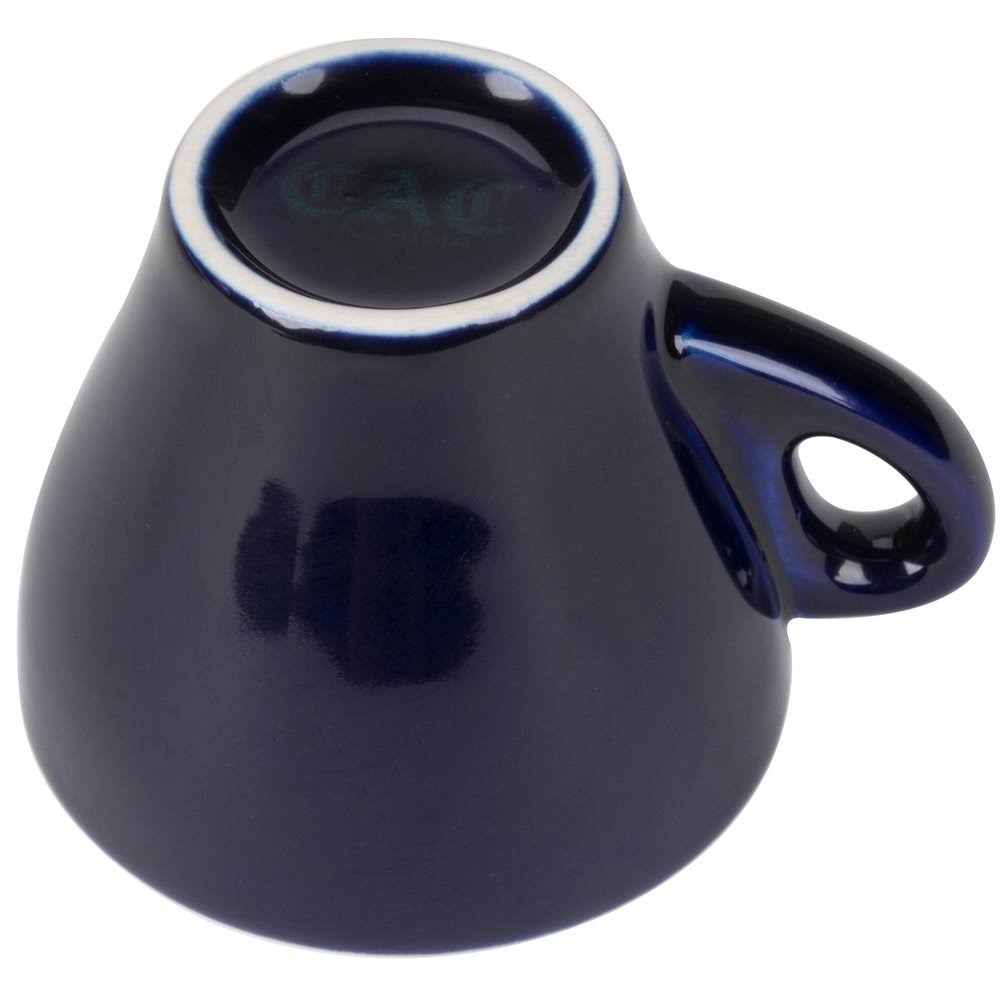 3.5 oz Blue Espresso Cup with Saucer - 48/Case Z721261