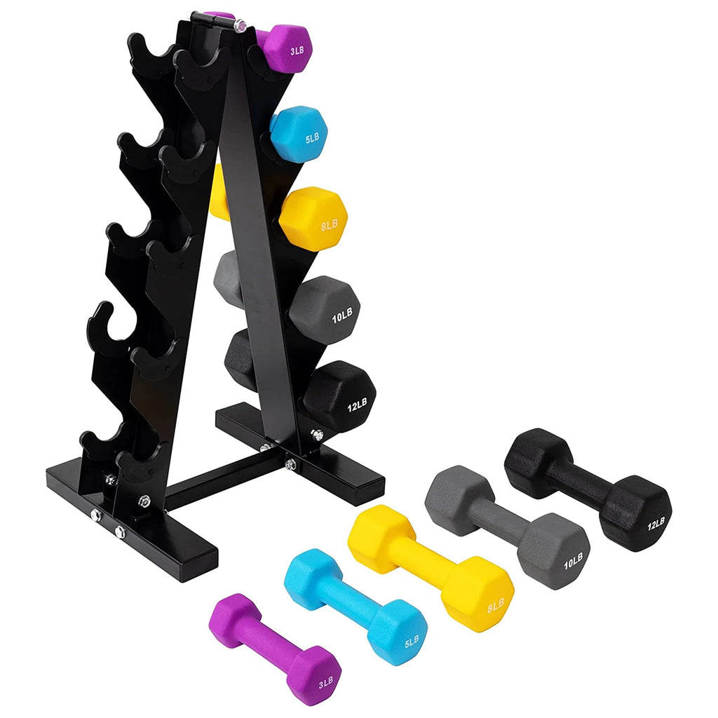 Dumbbell Weight Set with Stand G9392